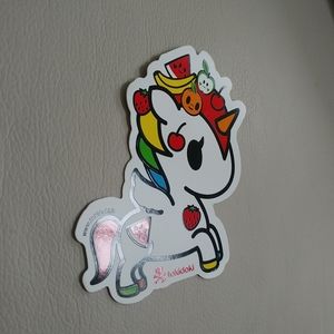 Tokidoki Fruttina Unicorno die-cut sticker
